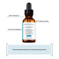 SKIN CEUTICALS Silymarin CF Vitamin C and Salicylic Acid Serum for Oily Skin 30 ml