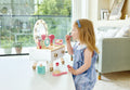 Hape My Stylish Dressing Table Wooden Vanity Toy with Light-Up Mirror and Accessories
