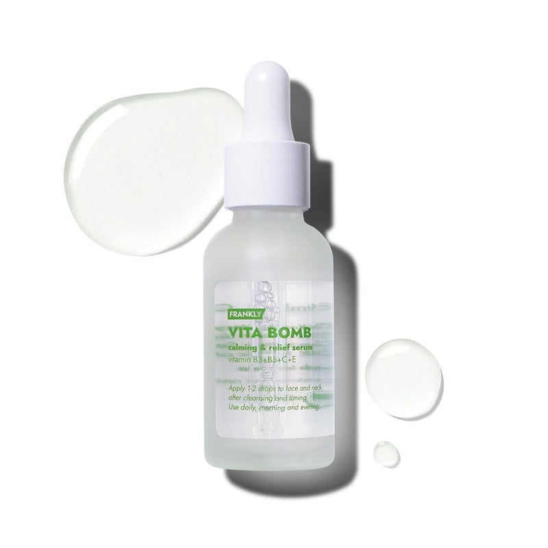 Frankly Vita Bomb Vitamin Serum for Sensitive Skin, Fragrance-Free, 30ml