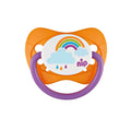 Nip Family Silicone Orthodontic Soother, Rainbow & Fruit Designs, BPA-Free, Made in Germany
