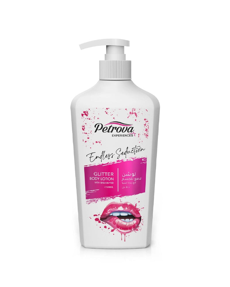 PETROVA Glitter Body Lotion Endless Seduction Cream Shea Butter 500ml