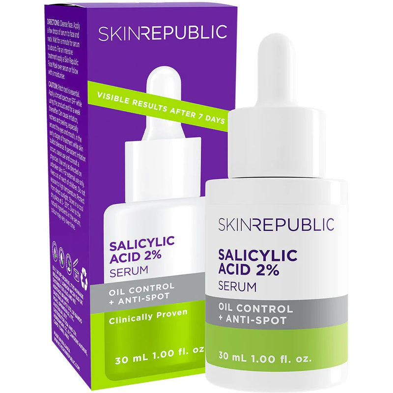 Skin Republic Salicylic Acid 2% Serum Liquid Blemish-Clearing Formula 30ml