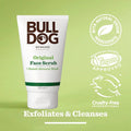 Bulldog Original Face Scrub Exfoliating Cleanser with Aloe Vera, 125 ml
