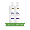 Dove Ceramide Moisturizing Shampoo Liquid for Dry Hair 400 ml Twin Pack