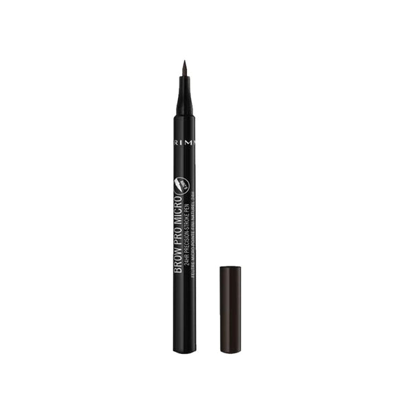 Rimmel London Brow Pro Micro 24hr Precision Stroke Pen Smudge-Proof Dark Brown 004, 1 ml