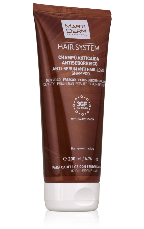 Martiderm Anti-Sebum Shampoo Liquid Sebum-Regulating Care 200ml