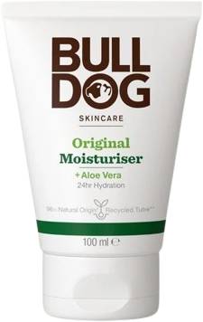 Bulldog Original Face Moisturiser Cream Aloe Vera Normal & Dry Skin 100 ml