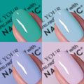 Nails Inc Keep It Tonal 4-Piece Ombre Nail Polish Set, Tone-on-Tone Shades, Full-Cover Finish