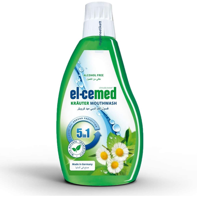 Elcemed Krauter Mouthwash Herbal Formula Fresh Breath
