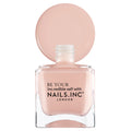 Nails Inc My Golden Hour Nail Polish Duo, Pink Nude and Gold Shimmer, Star Stickers, 2 Piece