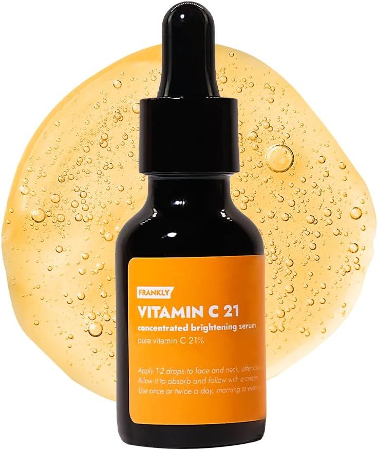 Frankly Vitamin C21 Serum, 21% Pure Vitamin C, Fragrance-Free, 15ml