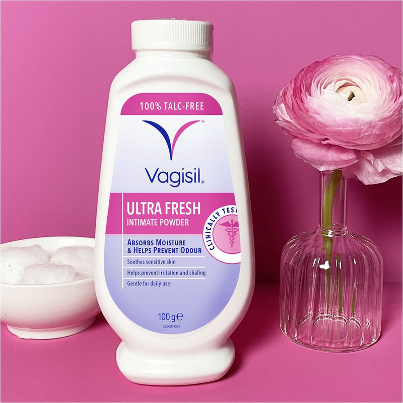 Vagisil Ultra Fresh Talc-Free Intimate Powder Moisture Absorbing 100 g