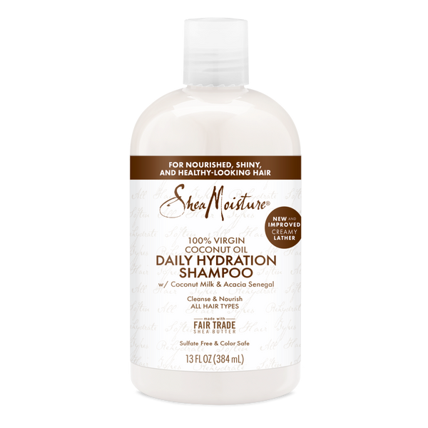 Shea Moisture Daily Hydration Shampoo Coconut Oil Sulfate-Free Liquid