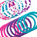 Titania Terry Ponyholders Hairbands, Elastic Hair Ties, 16 Pieces, 3 Colors