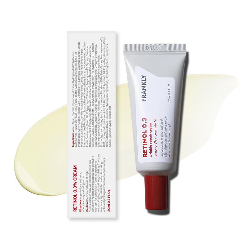 Frankly Retinol Cream 0.3% Face Cream Ceramides and Ginseng 20ml