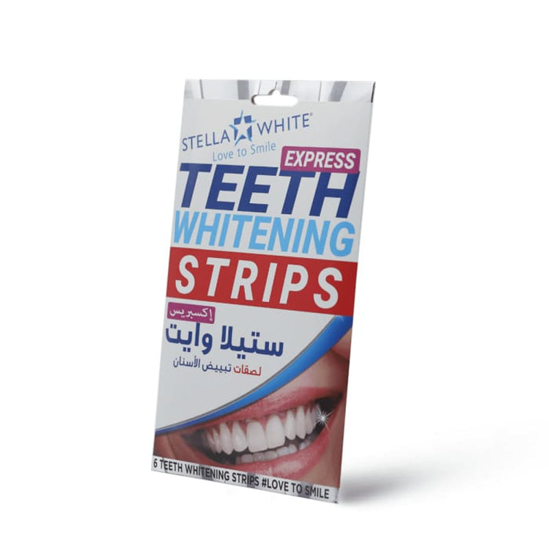 Stella White Teeth Brightening Strips Express Formula 6 Strips