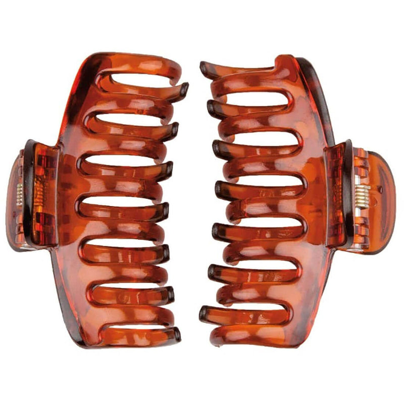 Titania Hair Dino Clips Brown Medium, 2 Pieces