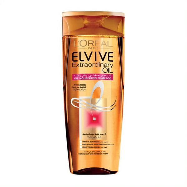 L'Oreal Paris Elvive Extraordinary Oil Shampoo Normal to Dry Hair 6 Oily Flower Extracts 600ml