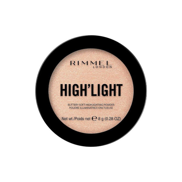 Rimmel High'Light Powder Radiant Highlighting Finish Silica and Talc Shade 002 Candlelit 8 g