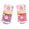 Hot Focus Glitter Cosmetic Set, Lip Gloss, Lipstick, Eyeshadow Palette, 2 Glitter Nail Polishes, Butterfly Case