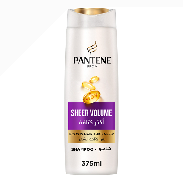 Pantene Pro-V Sheer Volume Shampoo Vitamin Formula 375ml