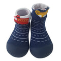 Attipas Two Style Shoe Socks Flexible Breathable Non-Slip Navy Size M
