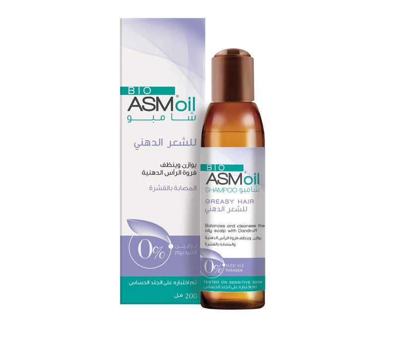Bio Asm Greasy Hair Shampoo, Oil-Control Scalp Cleansing Formula