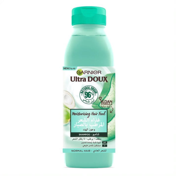 Garnier Ultra Doux Aloe Vera Hair Food Shampoo Moisturising Formula Normal Hair 350 ml