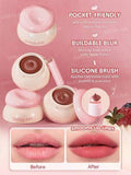 Sheglam Bounce Pocket Lip Pot Soft-Matte Buildable Color Tomato Tango