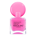 Nails Inc Neon Lite Electric Parade Pink Nail Polish Neon Pastel Longwear Formula