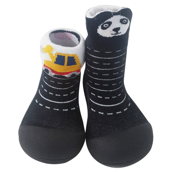 Attipas Shoe Socks Two Style Flexible Non-Slip Black L