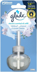 Glade Electric Scented Oil Refill Clean Linen Liquid Air Freshener 20 ml