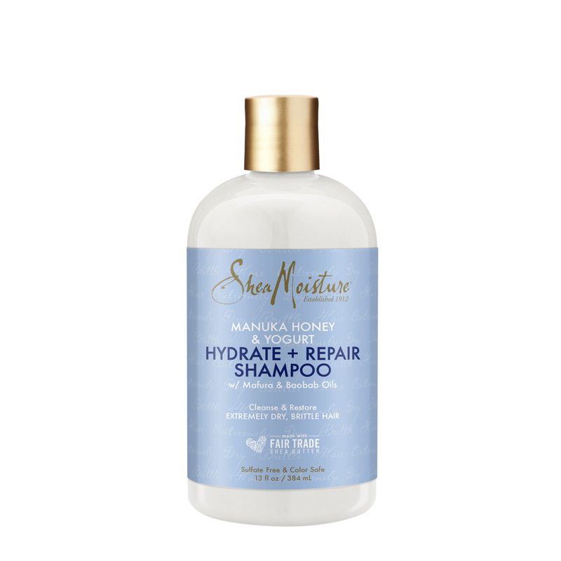 SheaMoisture Manuka Honey & Yogurt Hydrate + Repair Shampoo, Moisturizing Formula