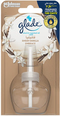 Glade Electric Scented Oil Refill Sheer Vanilla Embrace Fragrance, Up to 100 Days, 1 Piece