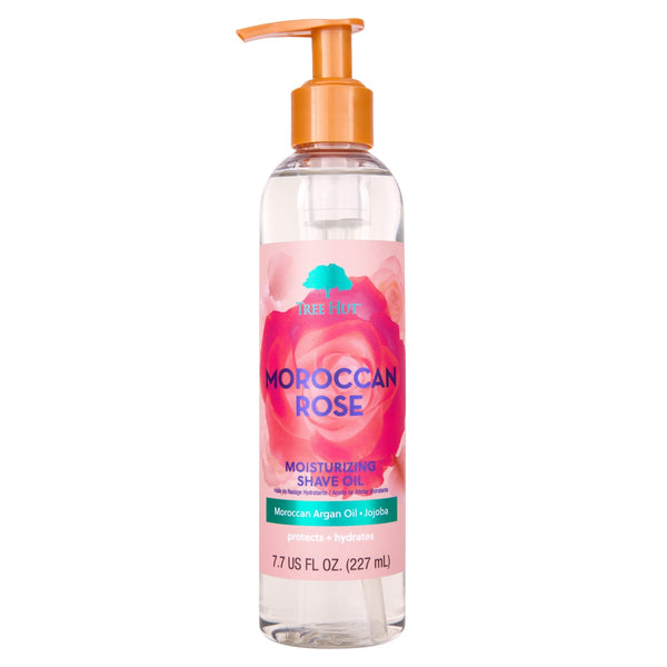 Tree Hut Moroccan Rose Moisturizing Shave Oil Gel-to-Oil Formula Argan & Jojoba 227 ml