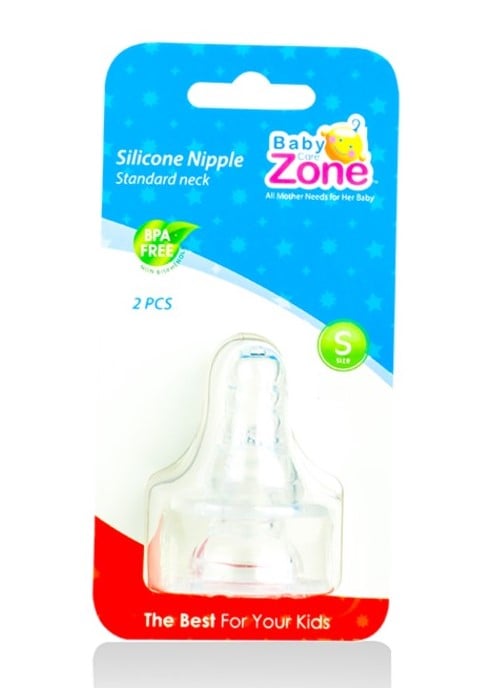 Baby Zone Silicone Baby Bottle Nipple S Model 8238
