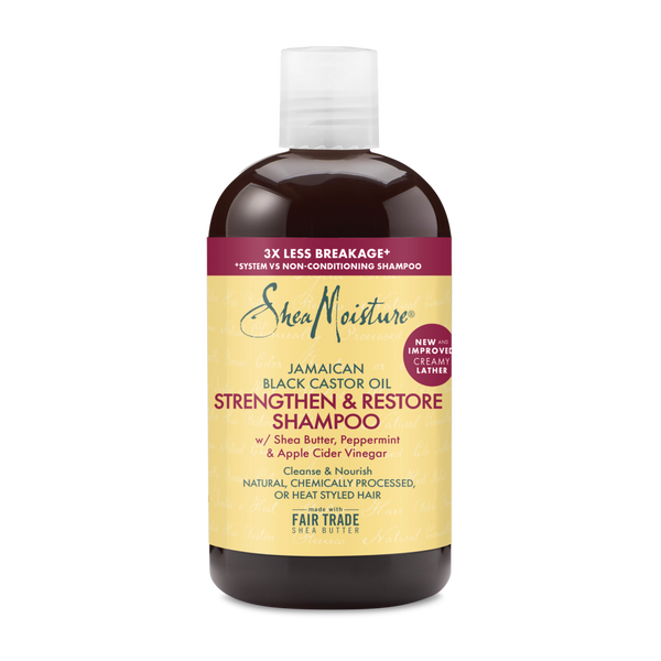 SheaMoisture Jamaican Black Castor Strengthen Shampoo Sulfate-Free Clarifying Formula