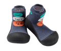 Attipas Bean Shoe Socks Flexible Non-Slip Footwear Navy, Size M