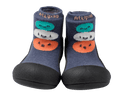 Attipas Bean Shoe Socks Flexible Non-Slip Footwear Navy, Size M