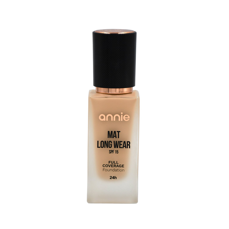 Annie Any Matte Wear Foundation Full Coverage SPF 15 Creamy Beige 01
