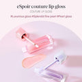 Espoir Couture Lip Gloss Glacier Clear High-Shine Lip Oil Gloss with Blue and Purple Pearls