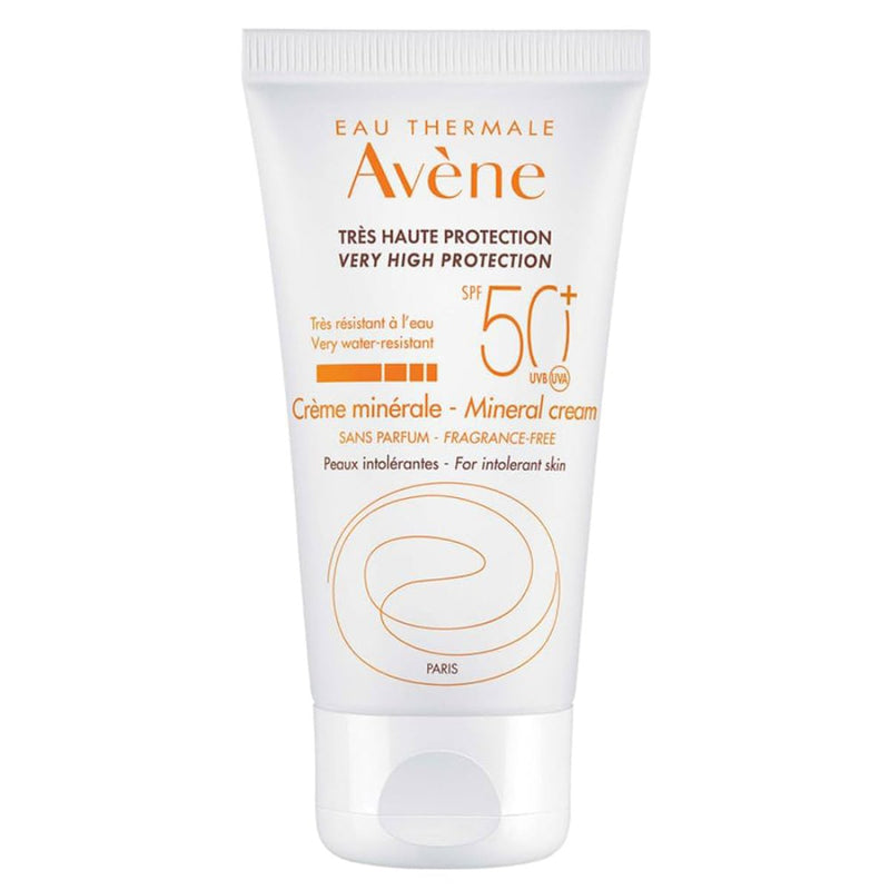 Avene Very High Protection Mineral Cream SPF50+ Broad-Spectrum Face Sunscreen 50 ml