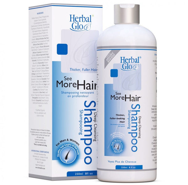 Herbal Glo See More Hair Deep Cleansing Shampoo Botanical Protein Vitamin Formula 250ml