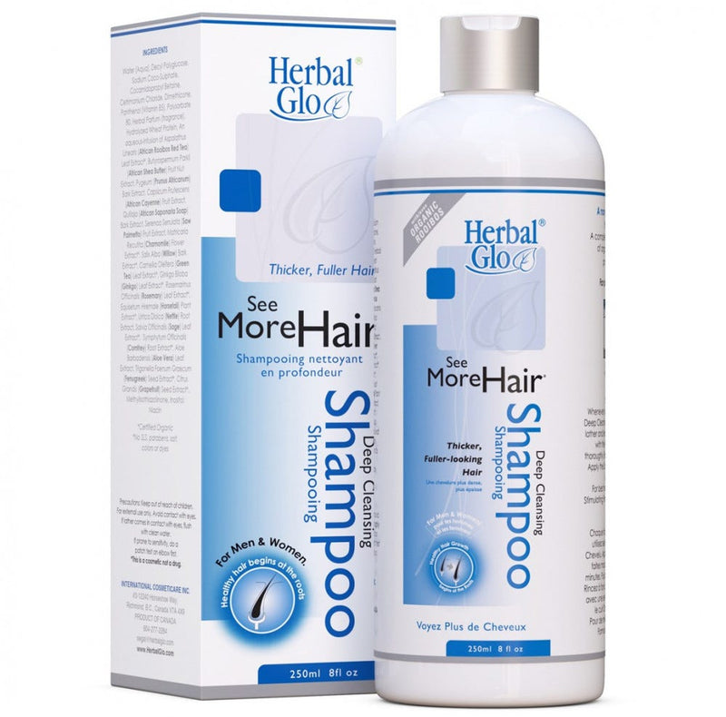 Herbal Glo See More Hair Deep Cleansing Shampoo Botanical Protein Vitamin Formula 250ml
