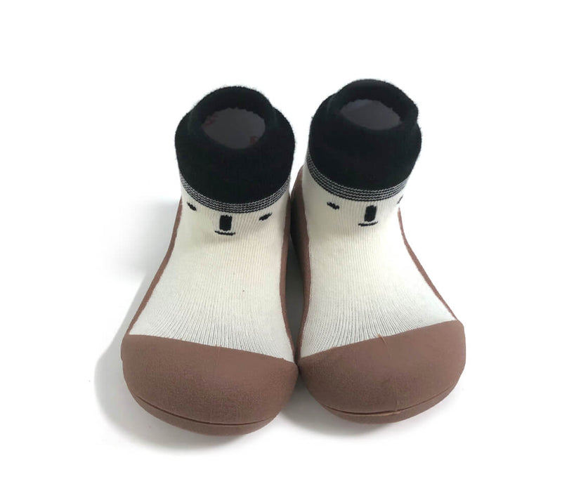Attipas Icon Shoe Socks Flexible Non-Slip Baby Footwear Black L