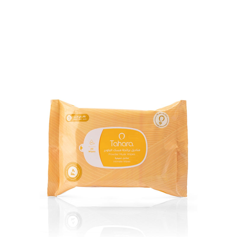 Tahara Powder Musk Intimate Wipes Fresh Scent 20 Wipes