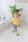 Attipas Icon Shoe Socks Flexible Non-Slip Baby Footwear Yellow M