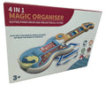 Kos Group Foldable Magic Guitar 4-in-1 Musical Toy with Piano, Drum and Projector