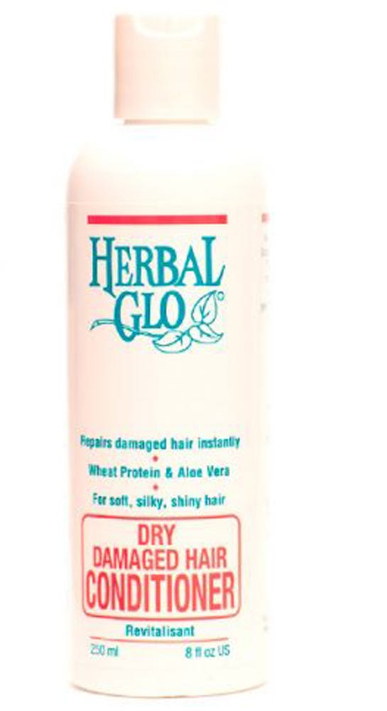Herbal Glo Dry & Damaged Hair Conditioner Liquid Wheat Protein Panthenol 250ml