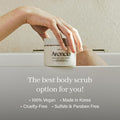 Arencia Fresh Cloud Body Scrub French Salt Natural Oils White Tea & Neroli 260 g